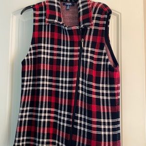 Chaps Large Pattern Vest